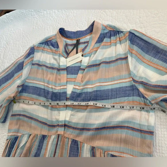 NWT Anthropologie The Kallie Flowy Maxi Dress - Picture 9 of 10